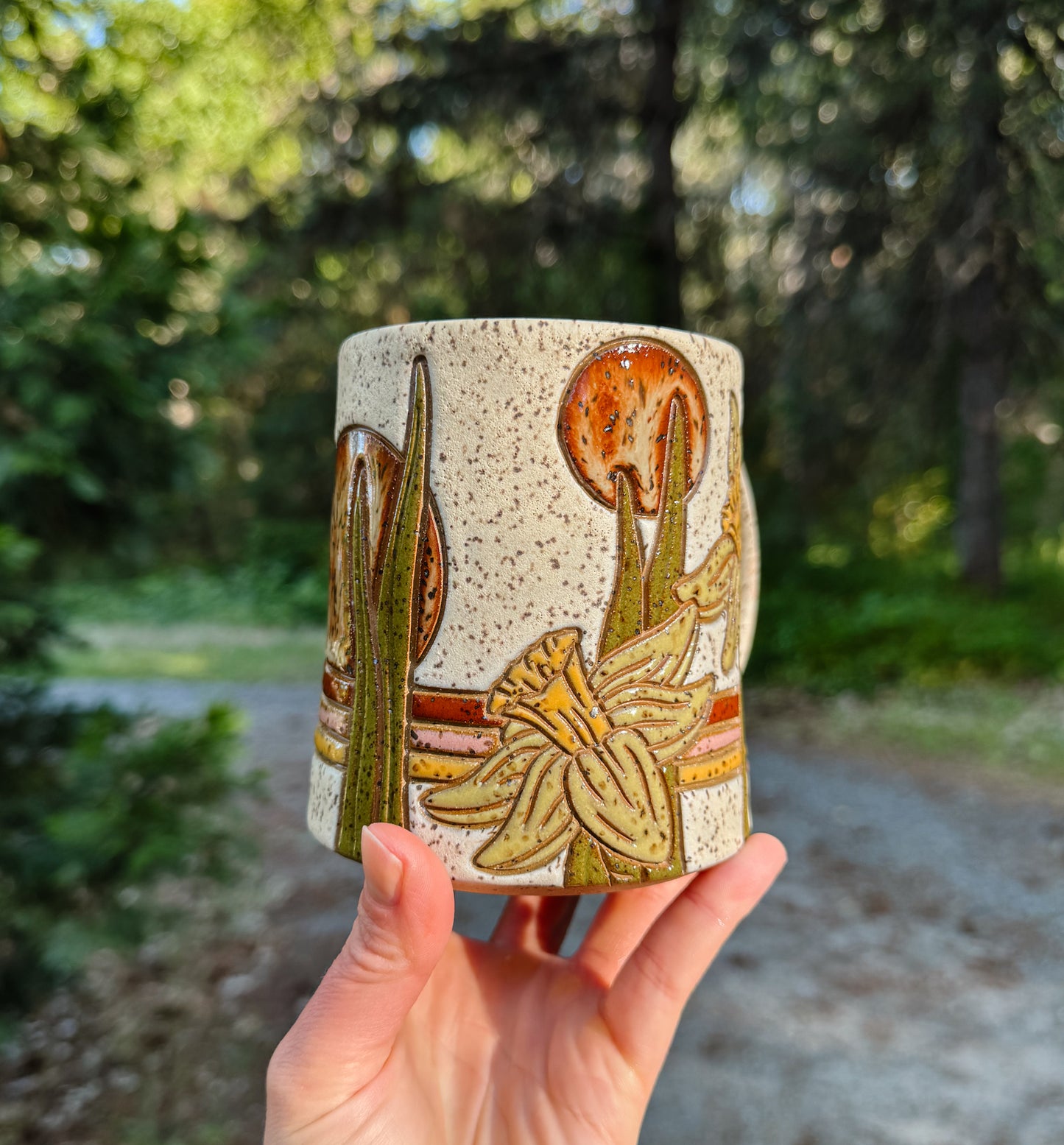 Retro Daffodil Mug *SECOND*