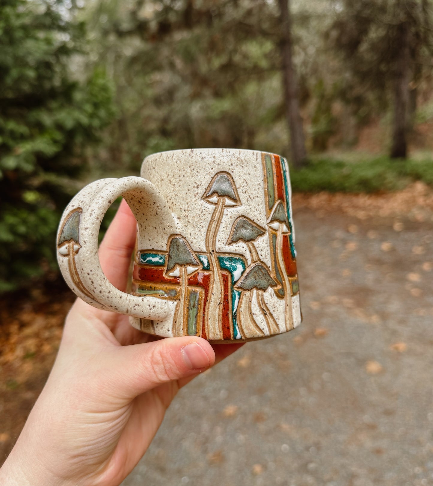 Retro Shroom Mug - 16