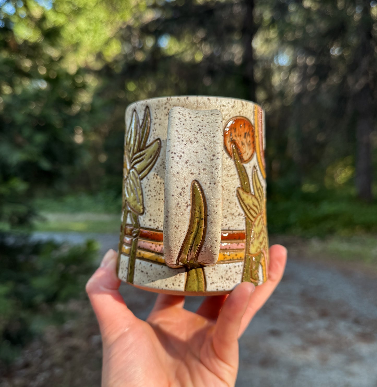 Retro Daffodil Mug *SECOND*