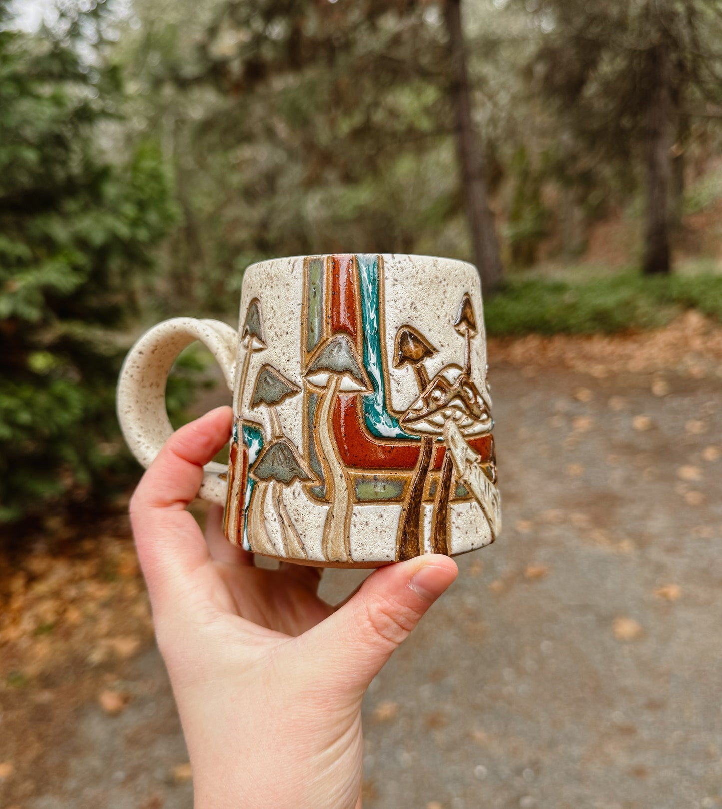 Retro Shroom Mug - 16