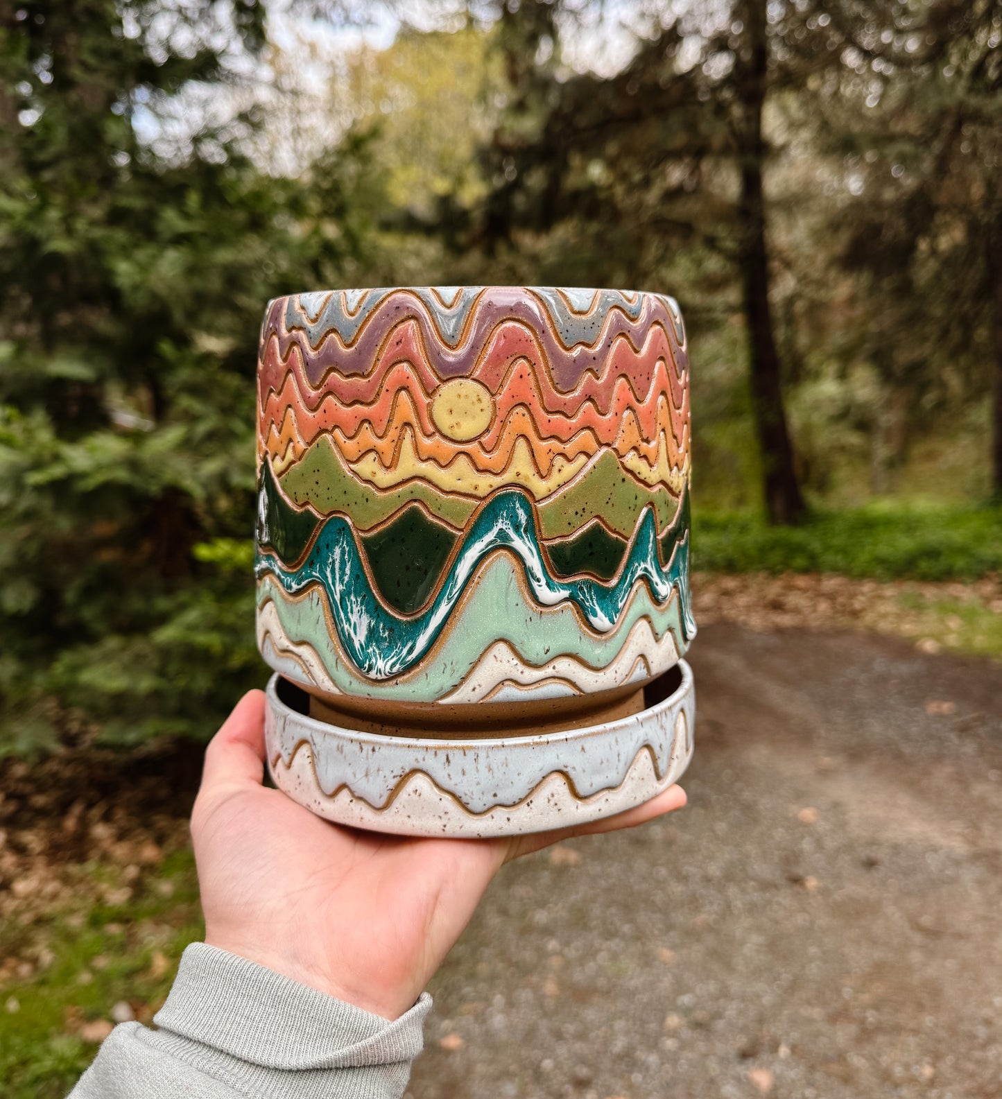 *PREORDER* Groovy Landscape Planter