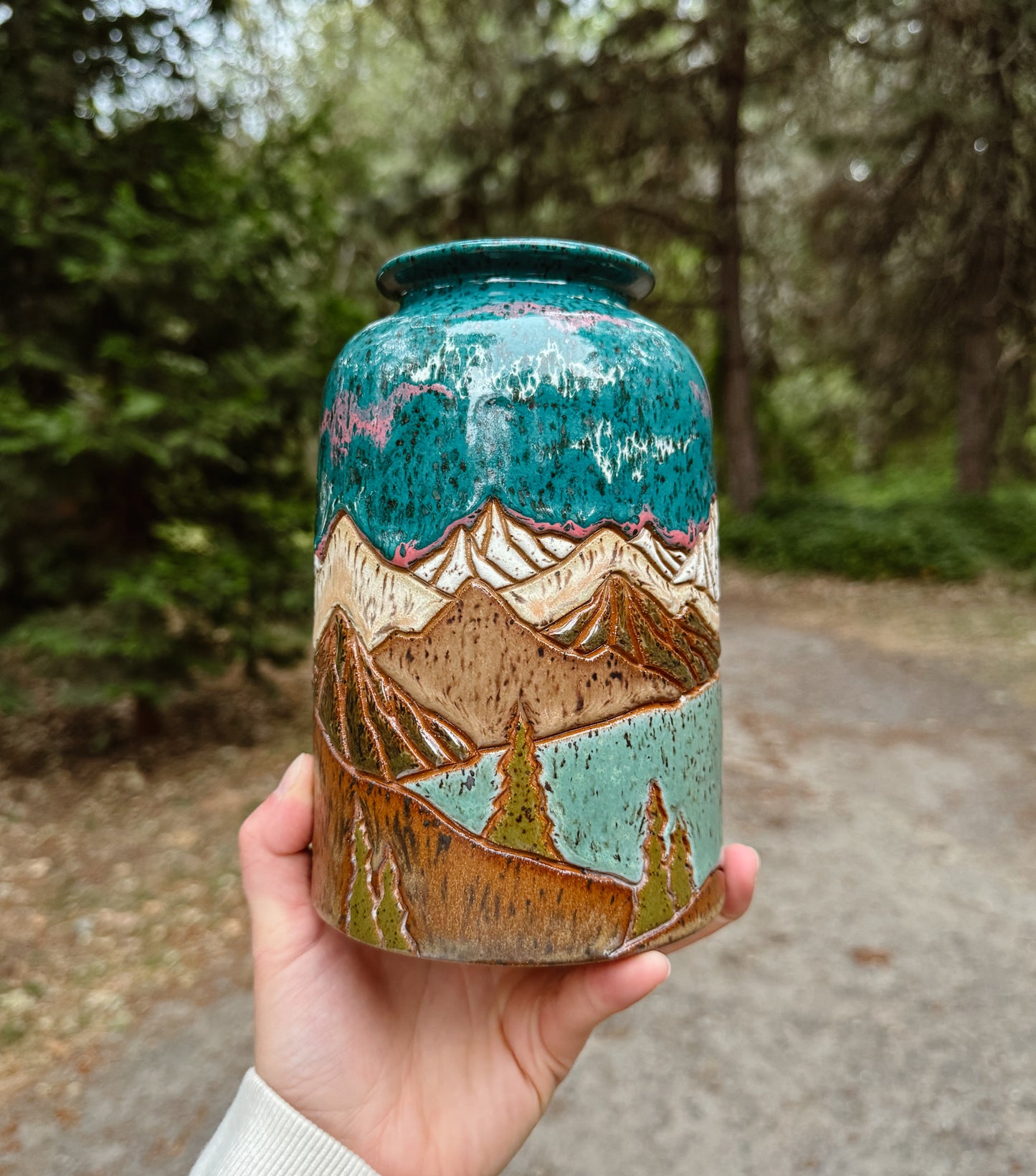 *Preorder* Alpine Lake & Lupine Vase