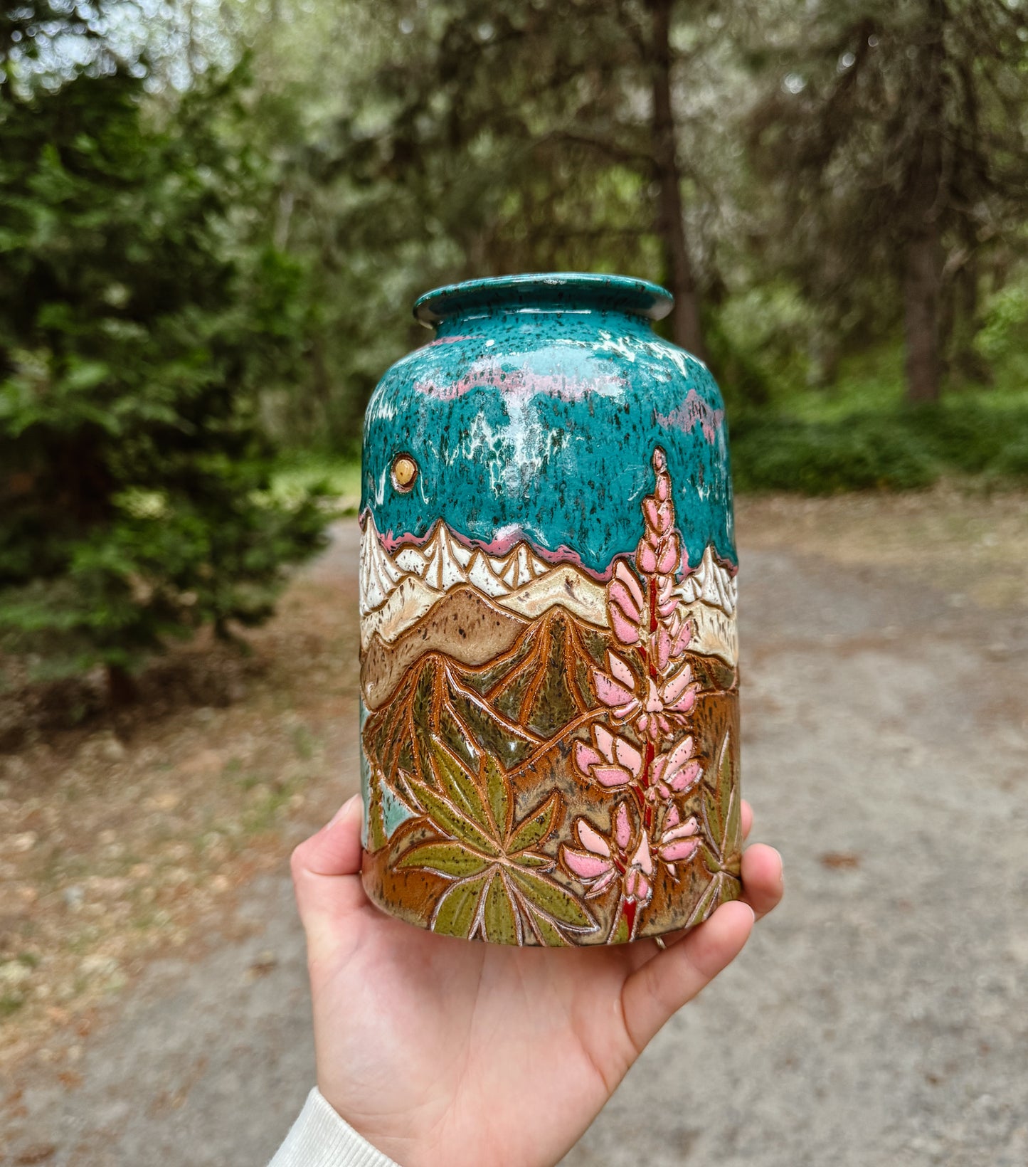 *Preorder* Alpine Lake & Lupine Vase