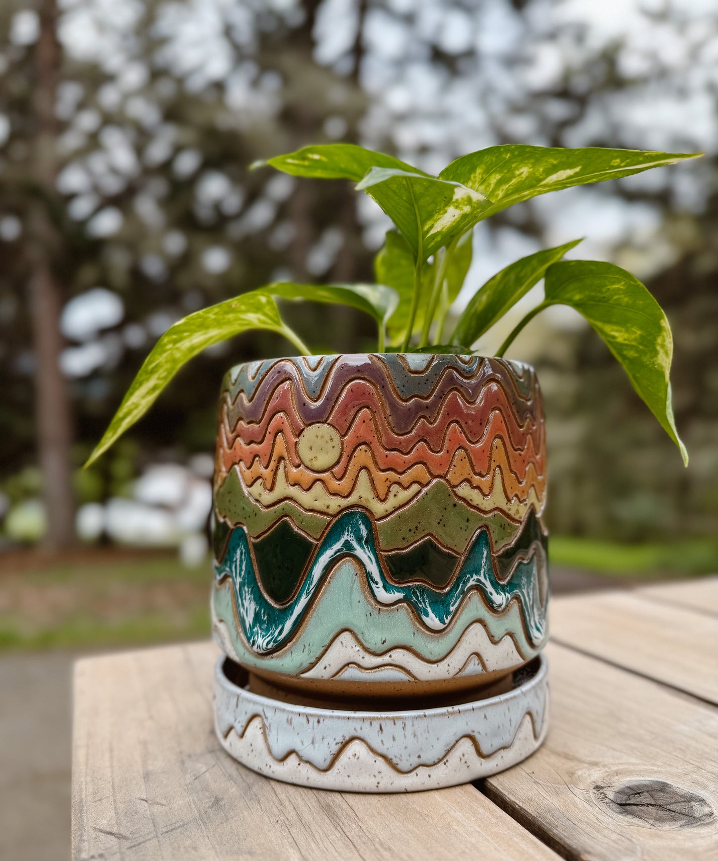 *PREORDER* Groovy Landscape Planter