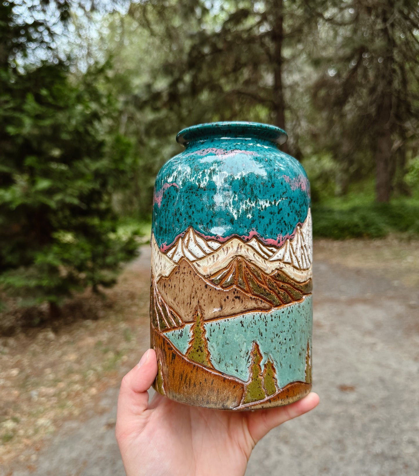 *Preorder* Alpine Lake & Lupine Vase