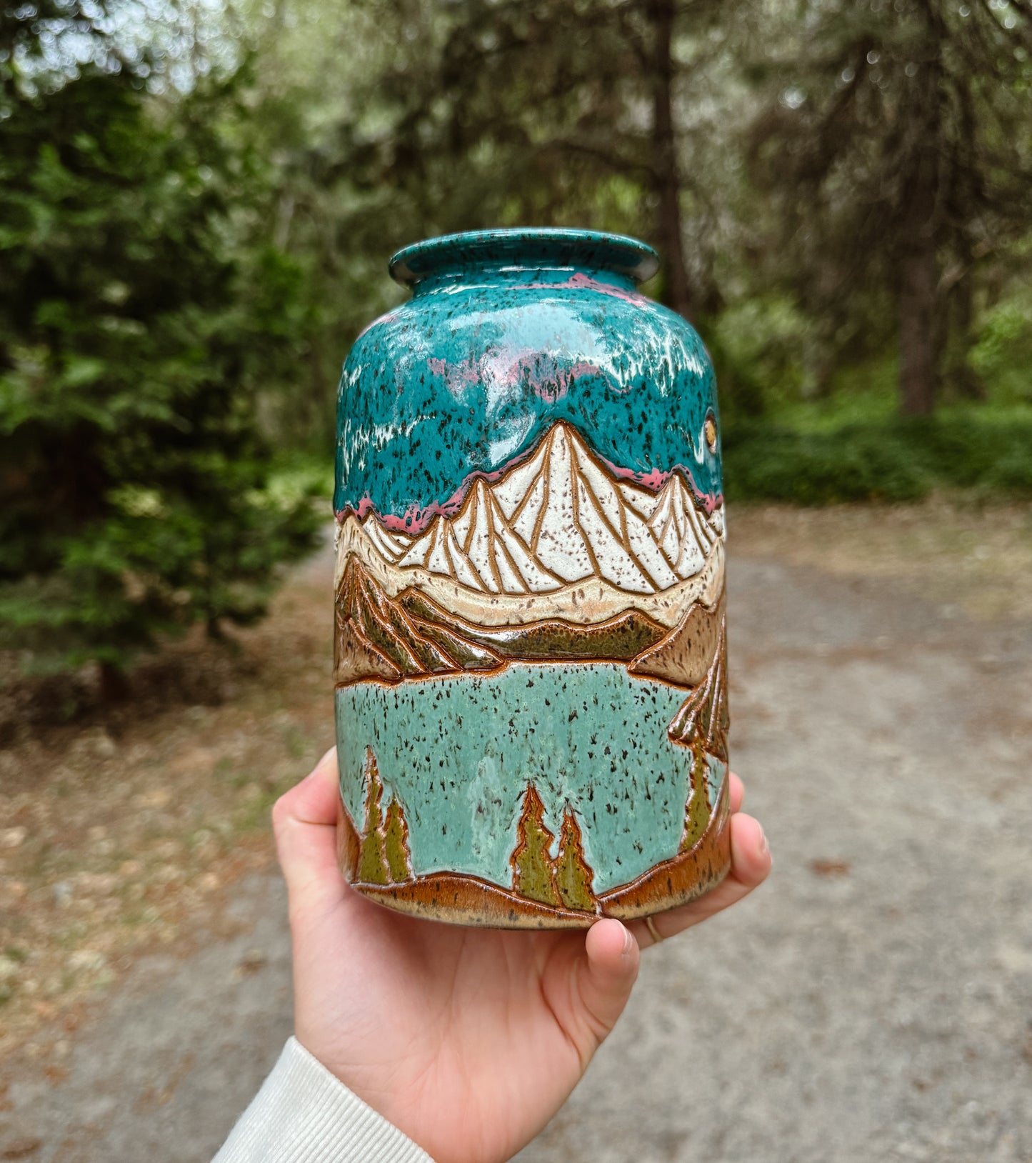 *Preorder* Alpine Lake & Lupine Vase