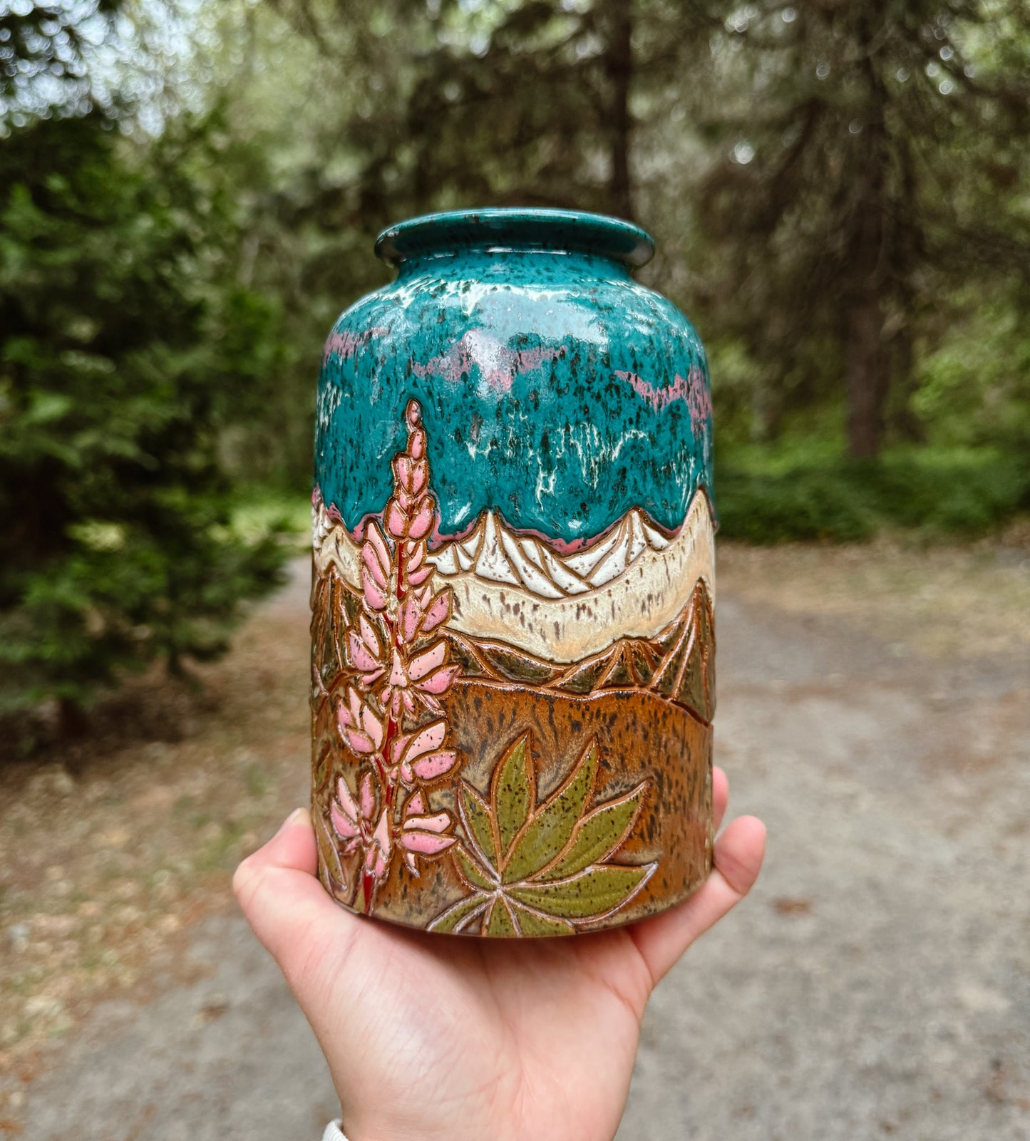 *Preorder* Alpine Lake & Lupine Vase