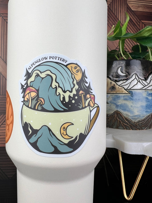 Alpenglow Sticker - Mug Love